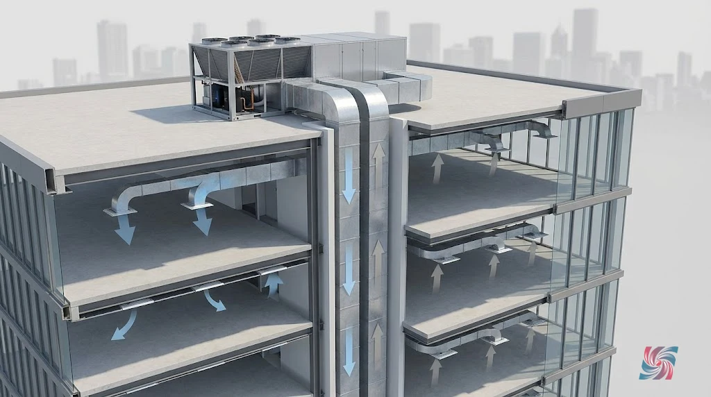 central package ac rooftop duct system ksa